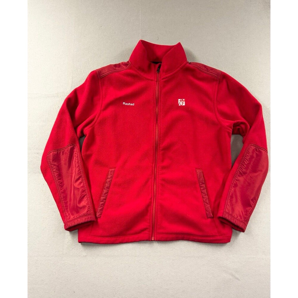 Chick-fil-A Mens Red Fleece Jacket Large